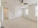 Spacious bedroom with carpeted floors and ceiling fan at 760 Great Oak Pl # 22, Villa Rica, GA 30180