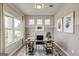 Stylish office space with modern desk, natural light, and neutral decor at 1467 Trellis Court (Lot 5), Hampton, GA 30228
