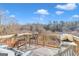 Outdoor deck with seating, a grill, and scenic views, perfect for entertaining guests at 5626 Wyncreek Sw Cir, South Fulton, GA 30331