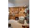 Finished basement game room with built in shelving and seating at 8806 Clear Creek Ct, Douglasville, GA 30135