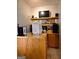 Basement home office with a desk and entertainment system at 8806 Clear Creek Ct, Douglasville, GA 30135