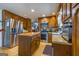 Updated kitchen featuring stainless steel appliances and island at 8806 Clear Creek Ct, Douglasville, GA 30135