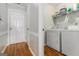 Convenient laundry room with washer and dryer hookups at 600 English Ct, Mcdonough, GA 30252
