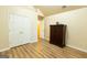 Bedroom with double doors to closet and wood floors at 4408 Idlewood Park, Lithonia, GA 30038