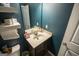 Convenient bathroom with a single sink and toilet at 430 St Annes Pl, Covington, GA 30016