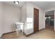 Laundry room with sink, built-in storage, and view of kitchen at 165 Deer Forest Rd, Fayetteville, GA 30214