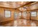 Bright living room with hardwood floors, ceiling fan, and ample natural light at 200 Old Stagecoach Dr, Stockbridge, GA 30281