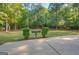 Concrete patio with built-in grill for outdoor cooking at 2037 Emily Dr, Social Circle, GA 30025