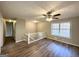 Spacious living room with hardwood floors and loft at 3786 Glen Mora Dr, Decatur, GA 30032