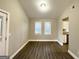 Bright dining area with hardwood floors and neutral walls at 3951 Wabash Ln, Ellenwood, GA 30294