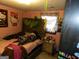 Bedroom with a bed, Hello Kitty decor and a leaf-shaped headboard at 1434 Butler St, Jonesboro, GA 30236