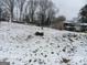 Snow covered empty lot with some trees at 1434 Butler St, Jonesboro, GA 30236