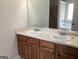 Double vanity bathroom with a large mirror at 252 Magnaview Dr, Mcdonough, GA 30253