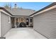 Side patio with grilling area and storage at 206 Sandown Drive, Peachtree City, GA 30269