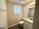 Updated bathroom features granite countertop and modern vanity at 2959 Fairburn Rd, Atlanta, GA 30331
