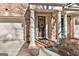 Townhouse front entrance with columns and wreath at 32 American Walk, Peachtree City, GA 30269