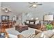 Open living and dining area with hardwood floors at 32 American Walk, Peachtree City, GA 30269