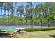 Community tennis court with picnic tables at 32 American Walk, Peachtree City, GA 30269