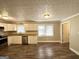 Modern kitchen, featuring white cabinets and granite countertops at 121 Pine Forest Dr, Dallas, GA 30157