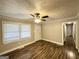 Living room features hardwood floors and neutral wall colors at 121 Pine Forest Dr, Dallas, GA 30157