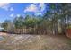 Expansive backyard with mature trees, offering privacy and room for outdoor activities at 319 Allegrini Dr, Atlanta, GA 30349