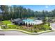 Community pool with cabanas and playground at 300 Silver Moon Drive, Loganville, GA 30052