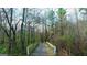 Wooden boardwalk path through a wooded area at 596 Silver Moon Drive, Loganville, GA 30052