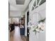 Bright entryway with view into living room and hardwood floors at 3153 Sweetbriar Dr, Villa Rica, GA 30180