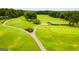 Aerial view of a split fairway on the golf course at 3153 Sweetbriar Dr, Villa Rica, GA 30180