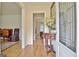 Bright entryway with hardwood floors and stained glass door at 100 Aspen Way, Fayetteville, GA 30214