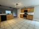 Kitchen with granite countertops and stainless steel appliances at 235 Long Dr, Mcdonough, GA 30253