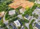 Aerial view of commercial area with buildings and parking lots at 4995 Reservoir Dr, Douglasville, GA 30135