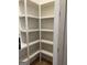 Walk-in pantry with ample shelving for storage at 165 Kelmscott Ln., Fayetteville, GA 30214