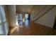 Bright living room with hardwood floors and staircase at 2673 Northforke Ct, Tucker, GA 30084