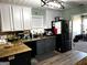 Modern kitchen with granite countertops and ample cabinet space at 504 Plantation Creek Dr, Loganville, GA 30052