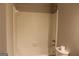 Simple bathroom with shower and toilet at 2405 Falls River Dr, Lithia Springs, GA 30122
