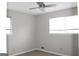 Bright bedroom with ceiling fan and neutral walls at 2405 Falls River Dr, Lithia Springs, GA 30122