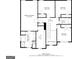 Second floor layout showcasing the bedrooms and bathrooms of the 2313 sq ft home at 5345 Bucknell Trce, Cumming, GA 30028