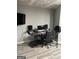 Basement room with home recording studio setup at 793 Pixley Dr, Riverdale, GA 30296