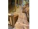 Deck with stairs leading to ground level and backyard access at 793 Pixley Dr, Riverdale, GA 30296