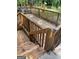 Multi-level deck with stairs and railings, overlooking backyard at 793 Pixley Dr, Riverdale, GA 30296