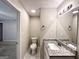 Clean bathroom with granite countertop and toilet at 3245 Bunny Ln, Decatur, GA 30034