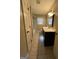 Bathroom with double vanity, tile floor and tub at 6074 Shallow Wood Ln, Douglasville, GA 30135