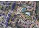 Community aerial view highlighting property location to nearby amenities at 3252 Clairmont North Ne, Brookhaven, GA 30329
