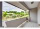 A quiet balcony that overlooks community landscaping and walkways at 3252 Clairmont North Ne, Brookhaven, GA 30329