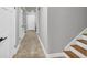 Bright hallway with tile floors and staircase at 3252 Clairmont North Ne, Brookhaven, GA 30329