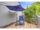 Relaxing patio with chair and umbrella at 3252 Clairmont North Ne, Brookhaven, GA 30329
