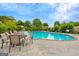 Relaxing community pool area with ample seating and a clean, inviting pool at 3252 Clairmont North Ne, Brookhaven, GA 30329