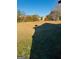 Home's backyard featuring a large lawn, trees, and a view of neighboring houses at 415 Dove Ln, Social Circle, GA 30025