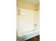Clean bathroom with a shower/tub combo at 65 Merideth Trce, Sharpsburg, GA 30277